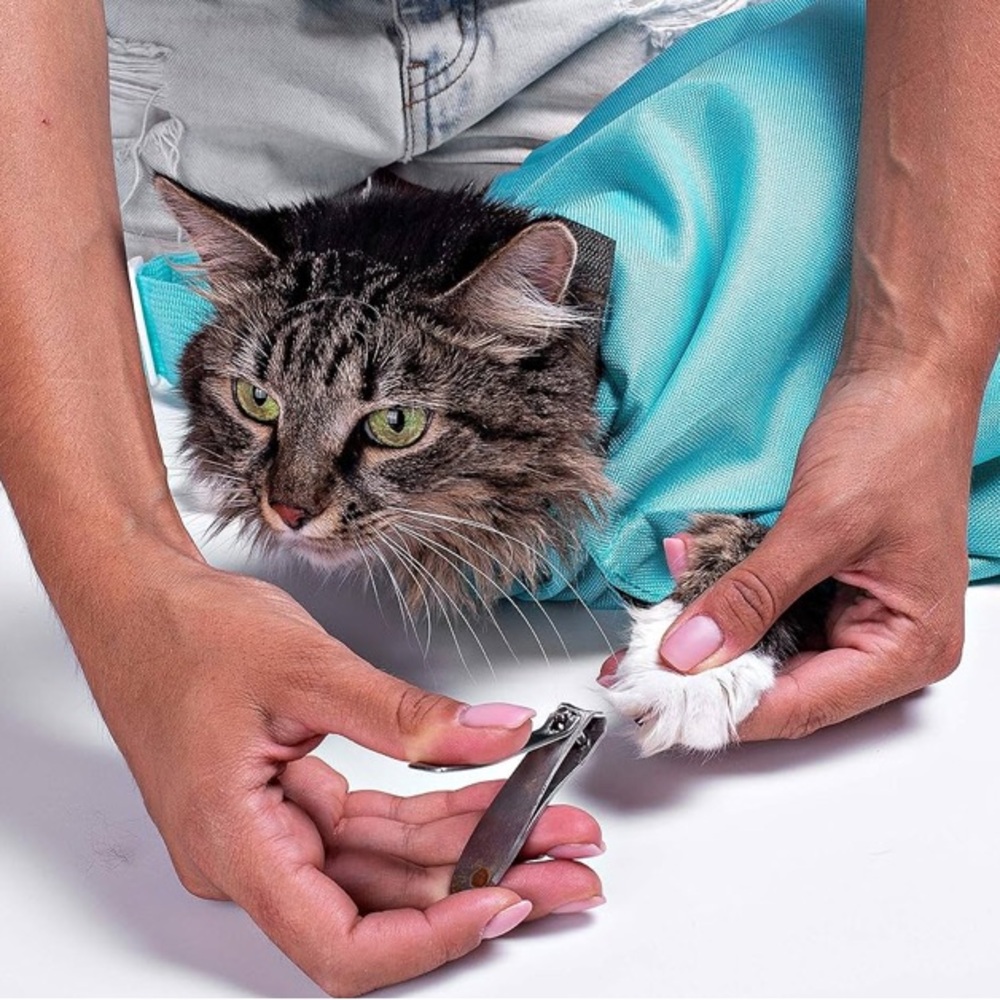 PurrFect Pouch The Original AS SEEN ON TV. Comfy Soothing Cat Carrier - Picture 7 of 15